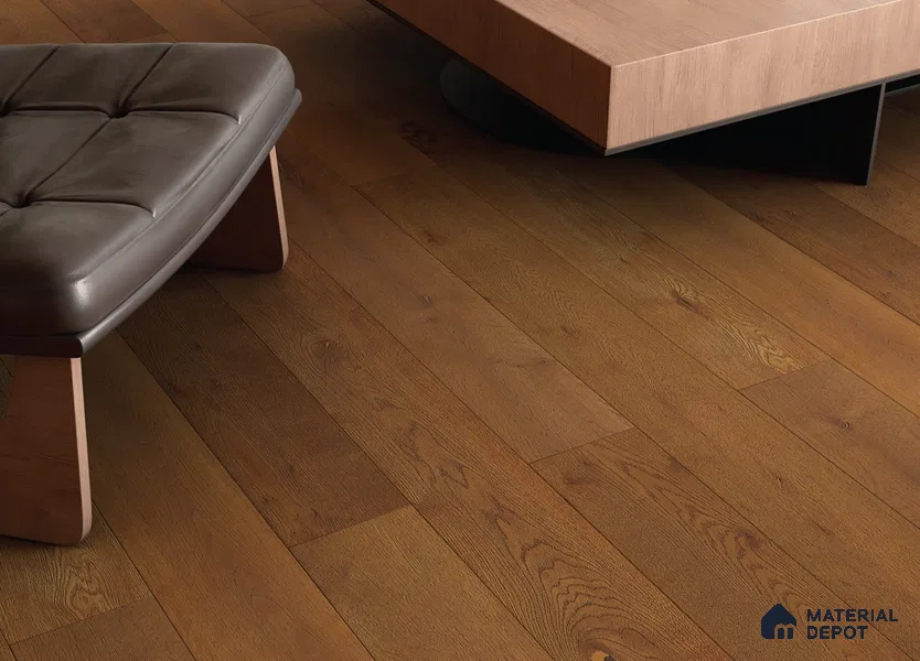 Engineered Wood Floor EF 00068 F Vestige Copper Luster 75 x 8 inch (1900x194 mm) - 14 mm | 3 Layer Flooring | 3 mm Top Layer | 25 Year Warranty | Eco Friendly | Moisture Resistant | Click Lock Technology
