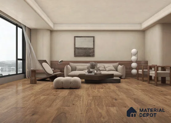Engineered Wood Floor EF 00068 J Vestige Ebony Dusk 75 x 8 inch (1900x194 mm) - 14 mm | 3 Layer Flooring | 3 mm Top Layer | 25 Year Warranty | Eco Friendly | Moisture Resistant | Click Lock Technology