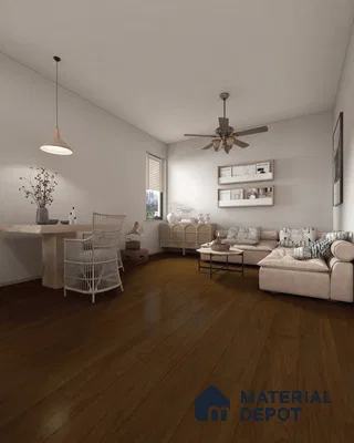 Engineered Wood Floor EF 00068 I Vestige Roasted Nutmeg 75 x 8 inch (1900x194 mm) - 14 mm | 3 Layer Flooring | 3 mm Top Layer | 25 Year Warranty | Eco Friendly | Moisture Resistant | Click Lock Technology