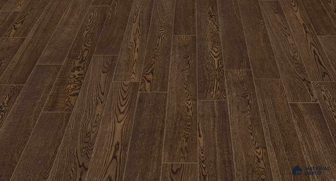 European Oak Engineered Wood Floor EF 00063 E Willow Dusk 47 x 5 inch (1200x127 mm) - 12 mm | Multilayer Flooring | 2 mm Top Layer | Suitable with Underfloor Heating | UV Lacquer Coating | Brushed Finish | Drop Lock | 25 Years Warranty