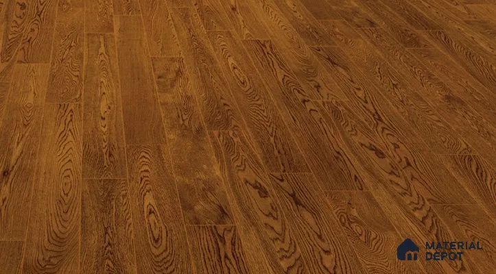 European Oak Engineered Wood Floor EF 00063 Willow Golden Hour 47 x 5 inch (1200x127 mm) - 12 mm | Multilayer Flooring | 2 mm Top Layer | Suitable with Underfloor Heating | UV Lacquer Coating | Brushed Finish | Drop Lock | 25 Years Warranty