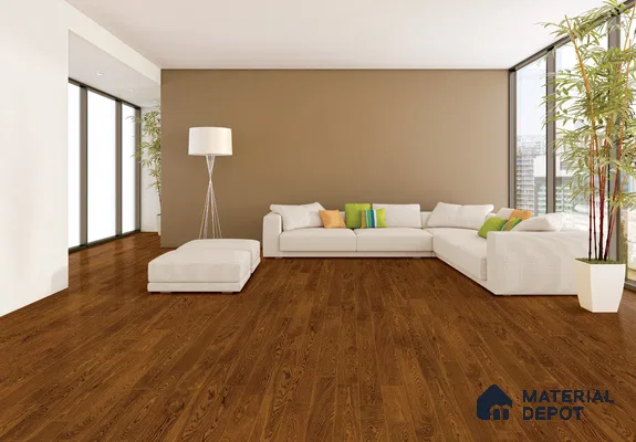 European Oak Engineered Wood Floor EF 00063 Willow Golden Hour 47 x 5 inch (1200x127 mm) - 12 mm | Multilayer Flooring | 2 mm Top Layer | Suitable with Underfloor Heating | UV Lacquer Coating | Brushed Finish | Drop Lock | 25 Years Warranty