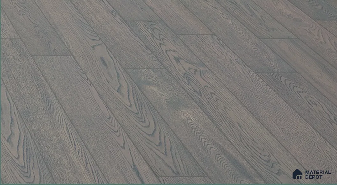 European Oak Engineered Wood Floor EF 00063 D Willow Levante 47 x 5 inch (1200x127 mm) - 12 mm | Multilayer Flooring | 2 mm Top Layer | Suitable with Underfloor Heating | UV Lacquer Coating | Brushed Finish | Drop Lock | 25 Years Warranty