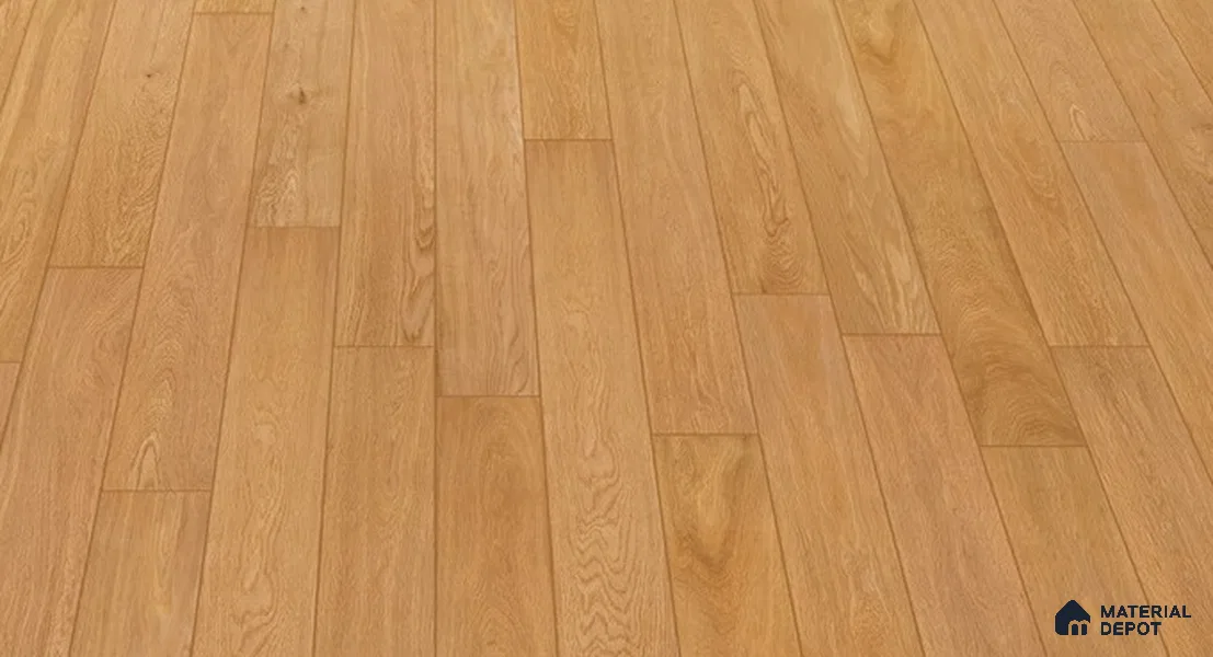 European Oak Engineered Wood Floor EF 00063 F Willow Origine 47 x 5 inch (1200x127 mm) - 12 mm | Multilayer Flooring | 2 mm Top Layer | Suitable with Underfloor Heating | UV Lacquer Coating | Brushed Finish | Drop Lock | 25 Years Warranty