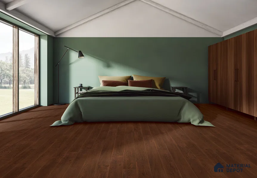 European Oak Engineered Wood Floor EF 00063 C Willow Sophia 47 x 5 inch (1200x127 mm) - 12 mm | Multilayer Flooring | 2 mm Top Layer | Suitable with Underfloor Heating | UV Lacquer Coating | Brushed Finish | Drop Lock | 25 Years Warranty