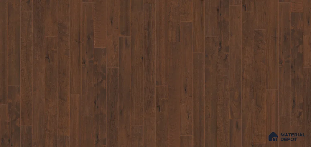 Hardwood Engineered Floor EF 00065 Slimy Burnt Dark Walnut (24-75 inch) x 5 inch (600-1900 mm)x125 mm - 14 mm | Multilayer Flooring | 3 mm Top Layer | Random Sizes