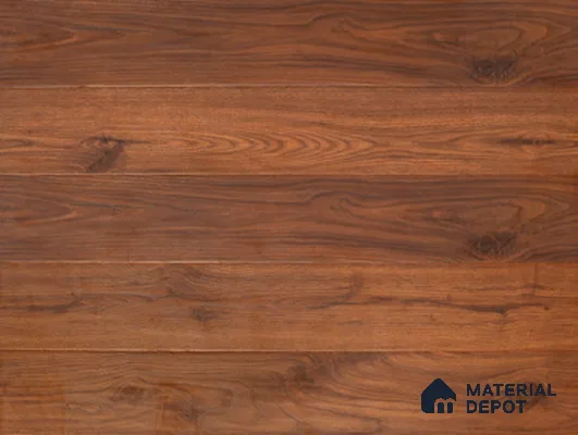 HDF Real Wood Matte Surface Laminate Wood Floor AC5 Grade LF 00339 Evoke Original Walnut 48 x 7 inch (1217x168 mm) - 12 mm | Aqua Protect 12 Hours Water Resistance | Anti Static and Stain Resistant | 0.5 mm V Groove | Embossed In Register (EIR) Surface | Uniclic Installation | 12 Plank Variations | 20 Years Warranty