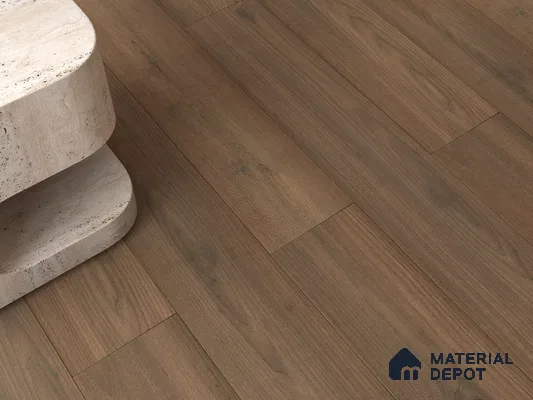 HDF Real Wood Matte Surface Laminate Wood Floor AC5 Grade LF 00342 E Elegancia Golden Ember 48 x 8 inch (1216x197 mm) - 8 mm | 100% Water Proof | Anti Static and Stain Resistant | 0.5 mm V Groove | EIR Surface | Uniclic Installation | 48 Plank Variations