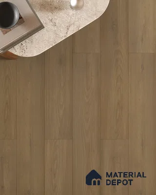 HDF Real Wood Matte Surface Laminate Wood Floor AC5 Grade LF 00342 C Elegancia Hazel Charm 48 x 8 inch (1216x197 mm) - 8 mm | 100% Water Proof | Anti Static and Stain Resistant | 0.5 mm V Groove | EIR Surface | Uniclic Installation | 48 Plank Variations