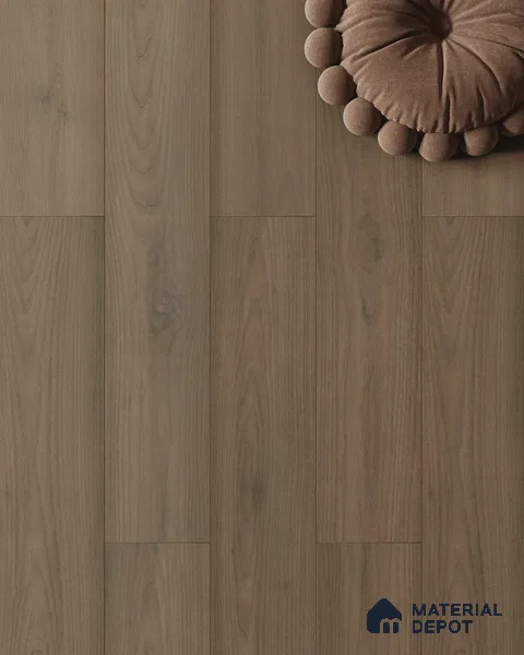 HDF Real Wood Matte Surface Laminate Wood Floor AC5 Grade LF 00342 H Elegancia Midnight Hue 48 x 8 inch (1216x197 mm) - 8 mm | 100% Water Proof | Anti Static and Stain Resistant | 0.5 mm V Groove | EIR Surface | Uniclic Installation | 48 Plank Variations