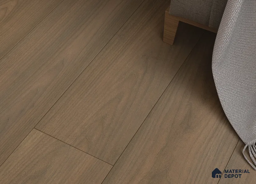 HDF Real Wood Matte Surface Laminate Wood Floor AC5 Grade LF 00342 F Elegancia Mystic Umber 48 x 8 inch (1216x197 mm) - 8 mm | 100% Water Proof | Anti Static and Stain Resistant | 0.5 mm V Groove | EIR Surface | Uniclic Installation | 48 Plank Variations