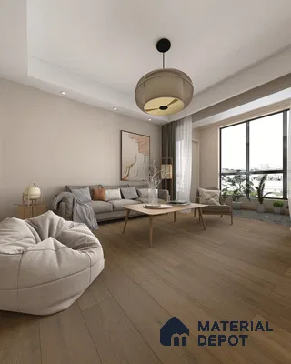 HDF Real Wood Matte Surface Laminate Wood Floor AC5 Grade LF 00342 F Elegancia Mystic Umber 48 x 8 inch (1216x197 mm) - 8 mm | 100% Water Proof | Anti Static and Stain Resistant | 0.5 mm V Groove | EIR Surface | Uniclic Installation | 48 Plank Variations