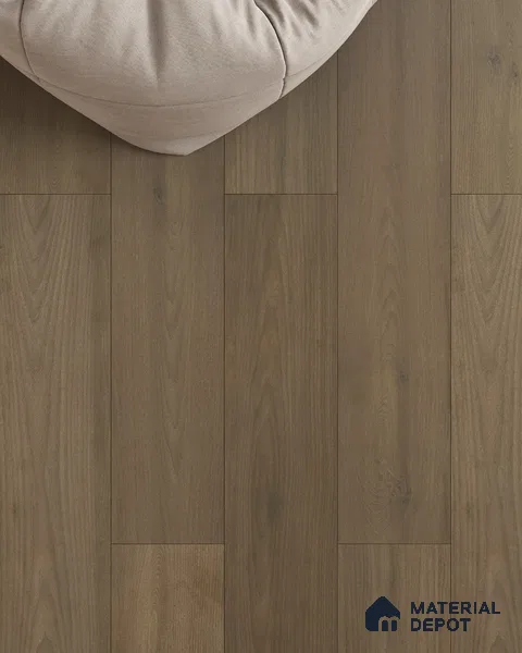 HDF Real Wood Matte Surface Laminate Wood Floor AC5 Grade LF 00342 F Elegancia Mystic Umber 48 x 8 inch (1216x197 mm) - 8 mm | 100% Water Proof | Anti Static and Stain Resistant | 0.5 mm V Groove | EIR Surface | Uniclic Installation | 48 Plank Variations