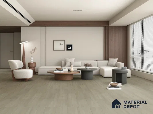 HDF Real Wood Matte Surface Laminate Wood Floor AC5 Grade LF 00342 B Elegancia Twilight Whisper 48 x 8 inch (1216x197 mm) - 8 mm | 100% Water Proof | Anti Static and Stain Resistant | 0.5 mm V Groove | EIR Surface | Uniclic Installation | 48 Plank Variations