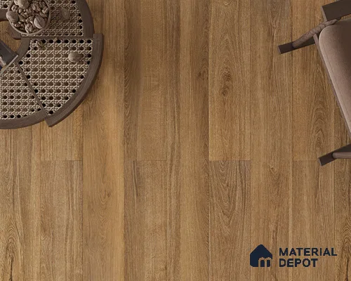 HDF Real Wood Touch Surface Hybrid Laminate Wood Floor AC5 Grade LF 00341 E Immenso Classic Walnut 73 x 9 inch (1845x235 mm) - 10 mm | 100% Water Proof | Anti Static and Stain Resistant | 0.5 mm V Groove | 2G Click Locking Installation | 36 Plank Variations | 25 Years Warranty