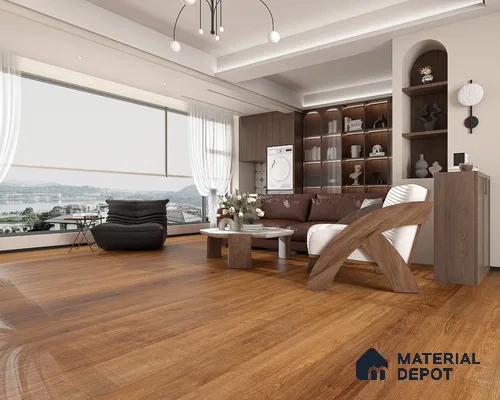 HDF Real Wood Touch Surface Hybrid Laminate Wood Floor AC5 Grade LF 00341 F Immenso Espresso Walnut 73 x 9 inch (1845x235 mm) - 10 mm | 100% Water Proof | Anti Static and Stain Resistant | 0.5 mm V Groove | 2G Click Locking Installation | 36 Plank Variations | 25 Years Warranty