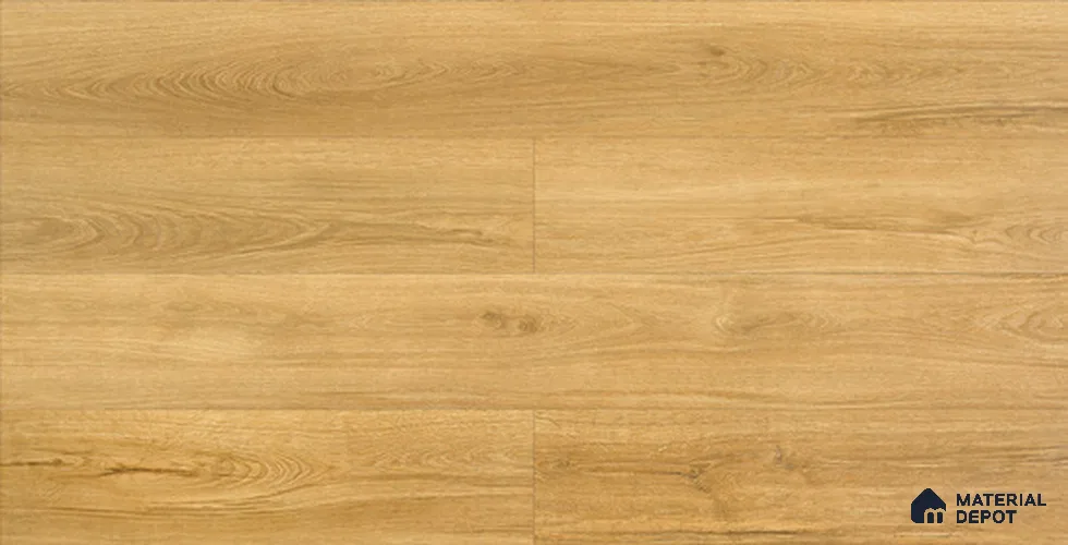 HDF Real Wood Touch Surface Hybrid Laminate Wood Floor AC5 Grade LF 00341 B Immenso Rich Caramel 73 x 9 inch (1845x235 mm) - 10 mm | 100% Water Proof | Anti Static and Stain Resistant | 0.5 mm V Groove | 2G Click Locking Installation | 36 Plank Variations | 25 Years Warranty