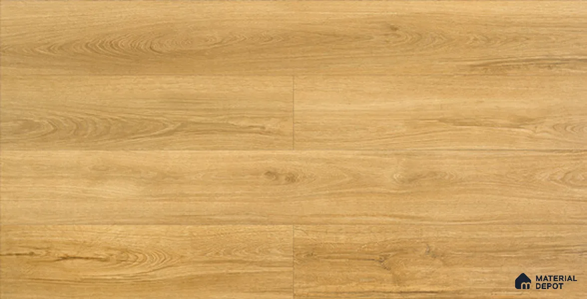 HDF Real Wood Touch Surface Hybrid Laminate Wood Floor AC5 Grade LF 00341 B Immenso Rich Caramel 73 x 9 inch (1845x235 mm) - 10 mm | 100% Water Proof | Anti Static and Stain Resistant | 0.5 mm V Groove | 2G Click Locking Installation | 36 Plank Variations | 25 Years Warranty