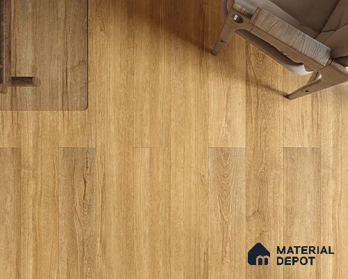 HDF Real Wood Touch Surface Hybrid Laminate Wood Floor AC5 Grade LF 00341 B Immenso Rich Caramel 73 x 9 inch (1845x235 mm) - 10 mm | 100% Water Proof | Anti Static and Stain Resistant | 0.5 mm V Groove | 2G Click Locking Installation | 36 Plank Variations | 25 Years Warranty