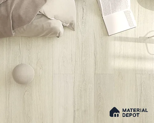 HDF Real Wood Touch Surface Hybrid Laminate Wood Floor AC5 Grade LF 00341 C Immenso Silver Grey 73 x 9 inch (1845x235 mm) - 10 mm | 100% Water Proof | Anti Static and Stain Resistant | 0.5 mm V Groove | 2G Click Locking Installation | 36 Plank Variations | 25 Years Warranty
