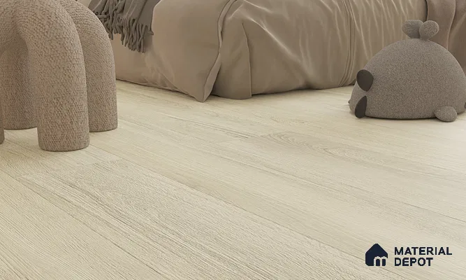 HDF Real Wood Touch Surface Hybrid Laminate Wood Floor AC5 Grade LF 00341 C Immenso Silver Grey 73 x 9 inch (1845x235 mm) - 10 mm | 100% Water Proof | Anti Static and Stain Resistant | 0.5 mm V Groove | 2G Click Locking Installation | 36 Plank Variations | 25 Years Warranty