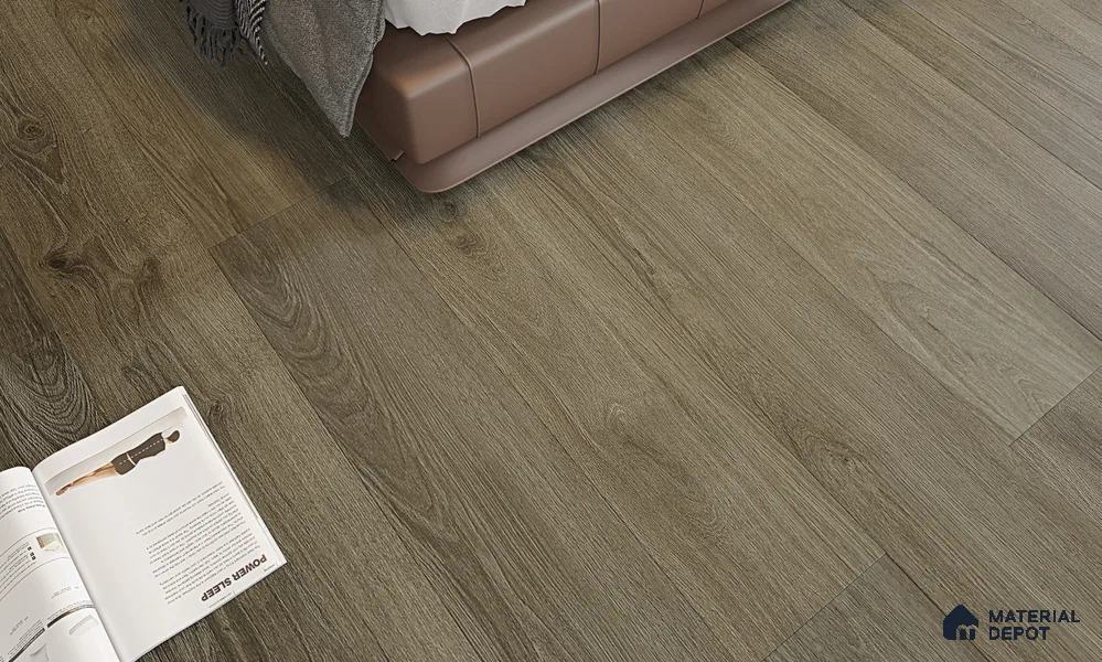 HDF Real Wood Touch Surface Hybrid Laminate Wood Floor AC5 Grade LF 00341 D Immenso Vintage Walnut 73 x 9 inch (1845x235 mm) - 10 mm | 100% Water Proof | Anti Static and Stain Resistant | 0.5 mm V Groove | 2G Click Locking Installation | 36 Plank Variations | 25 Years Warranty