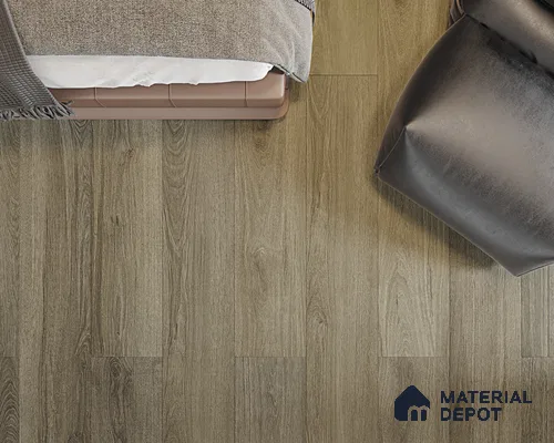 HDF Real Wood Touch Surface Hybrid Laminate Wood Floor AC5 Grade LF 00341 D Immenso Vintage Walnut 73 x 9 inch (1845x235 mm) - 10 mm | 100% Water Proof | Anti Static and Stain Resistant | 0.5 mm V Groove | 2G Click Locking Installation | 36 Plank Variations | 25 Years Warranty