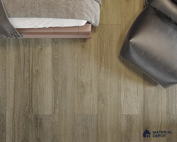 HDF Real Wood Touch Surface Hybrid Laminate Wood Floor AC5 Grade LF 00341 D Immenso Vintage Walnut 73 x 9 inch (1845x235 mm) - 10 mm | 100% Water Proof | Anti Static and Stain Resistant | 0.5 mm V Groove | 2G Click Locking Installation | 36 Plank Variations | 25 Years Warranty