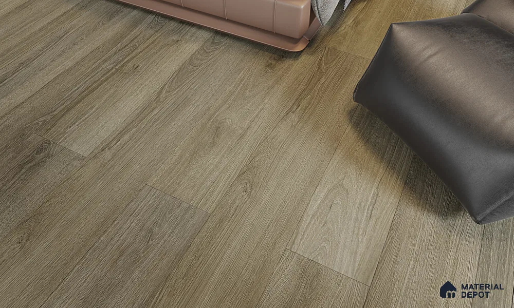 HDF Real Wood Touch Surface Hybrid Laminate Wood Floor AC5 Grade LF 00341 D Immenso Vintage Walnut 73 x 9 inch (1845x235 mm) - 10 mm | 100% Water Proof | Anti Static and Stain Resistant | 0.5 mm V Groove | 2G Click Locking Installation | 36 Plank Variations | 25 Years Warranty