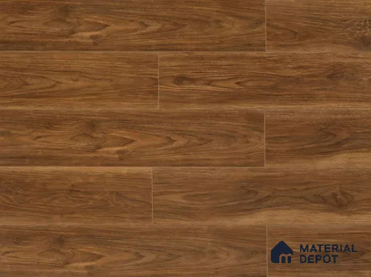 HDF Laminate Wood Floor AC5 Grade LF 00333 G Radiance Luxe Walnut 48 x 8 inch (1217x197 mm) - 12 mm | Aqua Protect 12 Hours Water Resistance | Anti Static and Stain Resistant | 0.5 mm V Groove | Real Wood Touch Surface | Uniclic Installation | 14 Plank Variations | 20 Years Warranty