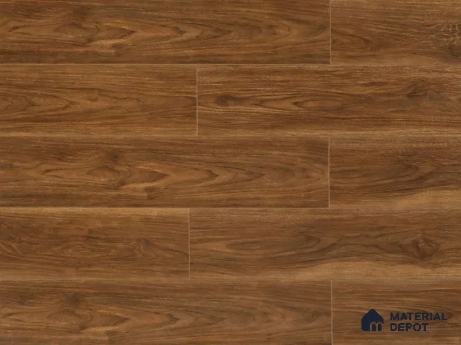 HDF Laminate Wood Floor AC5 Grade LF 00333 G Radiance Luxe Walnut 48 x 8 inch (1217x197 mm) - 12 mm | Aqua Protect 12 Hours Water Resistance | Anti Static and Stain Resistant | 0.5 mm V Groove | Real Wood Touch Surface | Uniclic Installation | 14 Plank Variations | 20 Years Warranty