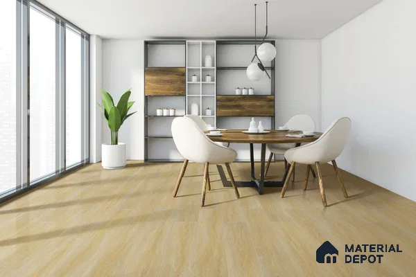 HDF Laminate Wood Floor AC5 Grade LF 00333 E Radiance Oatmeal Oak 48 x 8 inch (1217x197 mm) - 12 mm | Aqua Protect 12 Hours Water Resistance | Anti Static and Stain Resistant | 0.5 mm V Groove | Real Wood Touch Surface | Uniclic Installation | 14 Plank Variations | 20 Years Warranty