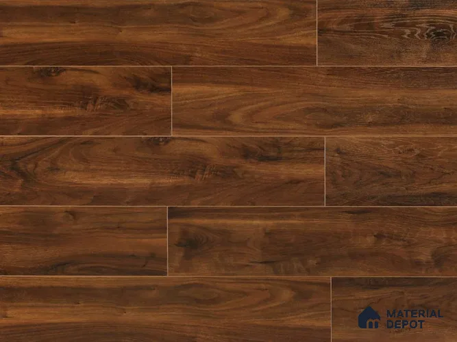 HDF Laminate Wood Floor AC5 Grade LF 00333 F Radiance River Walnut 48 x 8 inch (1217x197 mm) - 12 mm | Aqua Protect 12 Hours Water Resistance | Anti Static and Stain Resistant | 0.5 mm V Groove | Real Wood Touch Surface | Uniclic Installation | 14 Plank Variations | 20 Years Warranty