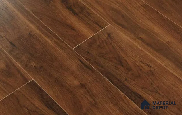 HDF Laminate Wood Floor AC5 Grade LF 00333 F Radiance River Walnut 48 x 8 inch (1217x197 mm) - 12 mm | Aqua Protect 12 Hours Water Resistance | Anti Static and Stain Resistant | 0.5 mm V Groove | Real Wood Touch Surface | Uniclic Installation | 14 Plank Variations | 20 Years Warranty