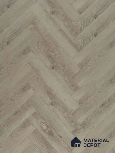 HDF Herringbone Real Wood Matte Surface Laminate Wood Floor AC5 Grade LF 00338 Beaconia Blanco Zeus 19 x 4 inch (470x95 mm) - 12 mm | Aqua Protect 12 Hours Water Resistance | Anti Static and Stain Resistant | 0.5 mm V Groove | Real Wood Touch Surface | Uniclic Installation | 36 Plank Variations | 20 Years Warranty