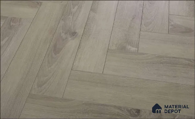 HDF Herringbone Real Wood Matte Surface Laminate Wood Floor AC5 Grade LF 00338 Beaconia Blanco Zeus 19 x 4 inch (470x95 mm) - 12 mm | Aqua Protect 12 Hours Water Resistance | Anti Static and Stain Resistant | 0.5 mm V Groove | Real Wood Touch Surface | Uniclic Installation | 36 Plank Variations | 20 Years Warranty