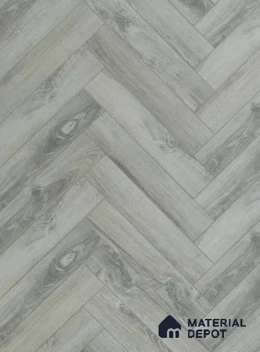HDF Herringbone Real Wood Matte Surface Laminate Wood Floor AC5 Grade LF 00338 B Beaconia Cemento Spa 19 x 4 inch (470x95 mm) - 12 mm | Aqua Protect 12 Hours Water Resistance | Anti Static and Stain Resistant | 0.5 mm V Groove | Real Wood Touch Surface | Uniclic Installation | 36 Plank Variations | 20 Years Warranty