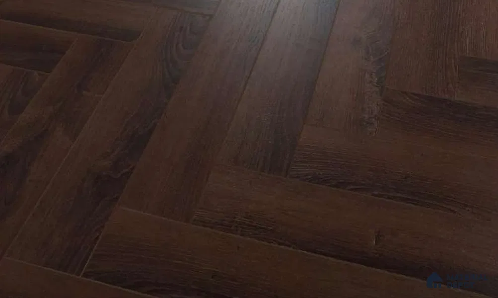 HDF Herringbone Real Wood Matte Surface Laminate Wood Floor AC5 Grade LF 00338 E Beaconia Macassar Ebony 19 x 4 inch (470x95 mm) - 12 mm | Aqua Protect 12 Hours Water Resistance | Anti Static and Stain Resistant | 0.5 mm V Groove | Real Wood Touch Surface | Uniclic Installation | 36 Plank Variations | 20 Years Warranty