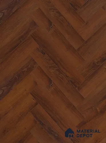 HDF Herringbone Real Wood Matte Surface Laminate Wood Floor AC5 Grade LF 00338 F Beaconia Rosa Aurora 19 x 4 inch (470x95 mm) - 12 mm | Aqua Protect 12 Hours Water Resistance | Anti Static and Stain Resistant | 0.5 mm V Groove | Real Wood Touch Surface | Uniclic Installation | 36 Plank Variations | 20 Years Warranty