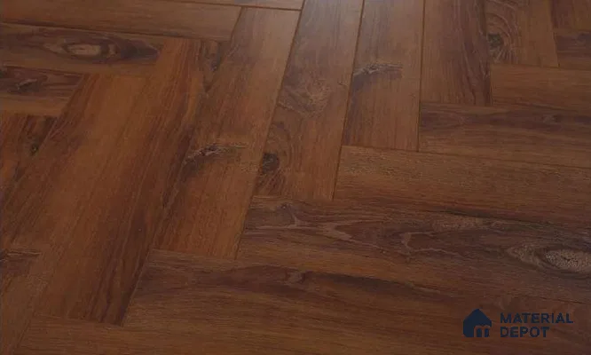 HDF Herringbone Real Wood Matte Surface Laminate Wood Floor AC5 Grade LF 00338 F Beaconia Rosa Aurora 19 x 4 inch (470x95 mm) - 12 mm | Aqua Protect 12 Hours Water Resistance | Anti Static and Stain Resistant | 0.5 mm V Groove | Real Wood Touch Surface | Uniclic Installation | 36 Plank Variations | 20 Years Warranty