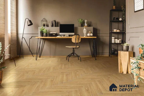 HDF Herringbone Real Wood Matte Surface Laminate Wood Floor AC5 Grade LF 00338 C Beaconia Stellar Negro 19 x 4 inch (470x95 mm) - 12 mm | Aqua Protect 12 Hours Water Resistance | Anti Static and Stain Resistant | 0.5 mm V Groove | Real Wood Touch Surface | Uniclic Installation | 36 Plank Variations | 20 Years Warranty