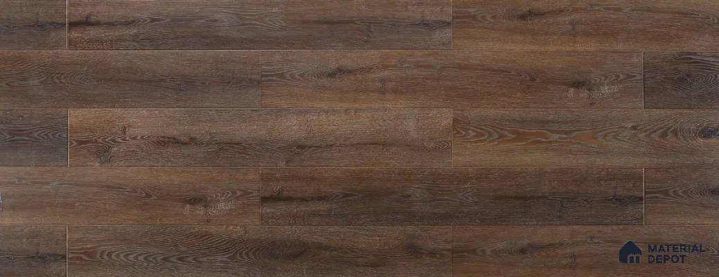 HDF Real Wood Matte Surface Laminate Wood Floor AC5 Grade LF 00334 E Heritage Coal 48 x 8 inch (1217x197 mm) - 12 mm | Wax Locking Aqua Protect 12 Hours Water Resistance | Anti Static and Stain Resistant | 0.5 mm U Groove | Real Wood Touch Surface | Uniclic Installation | 12 Plank Variations | 25 Years Warranty