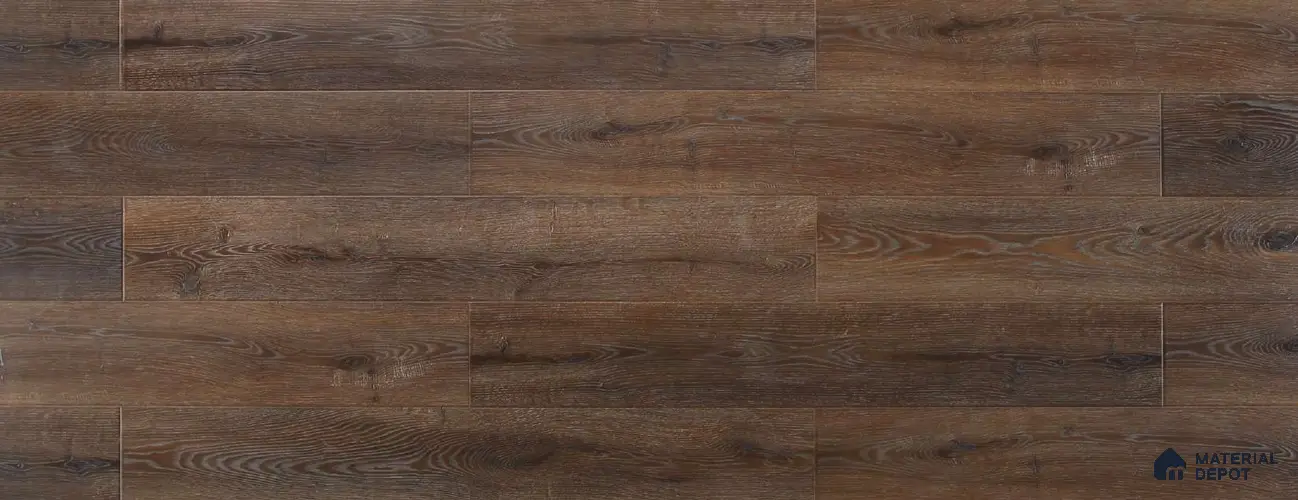 HDF Real Wood Matte Surface Laminate Wood Floor AC5 Grade LF 00334 E Heritage Coal 48 x 8 inch (1217x197 mm) - 12 mm | Wax Locking Aqua Protect 12 Hours Water Resistance | Anti Static and Stain Resistant | 0.5 mm U Groove | Real Wood Touch Surface | Uniclic Installation | 12 Plank Variations | 25 Years Warranty