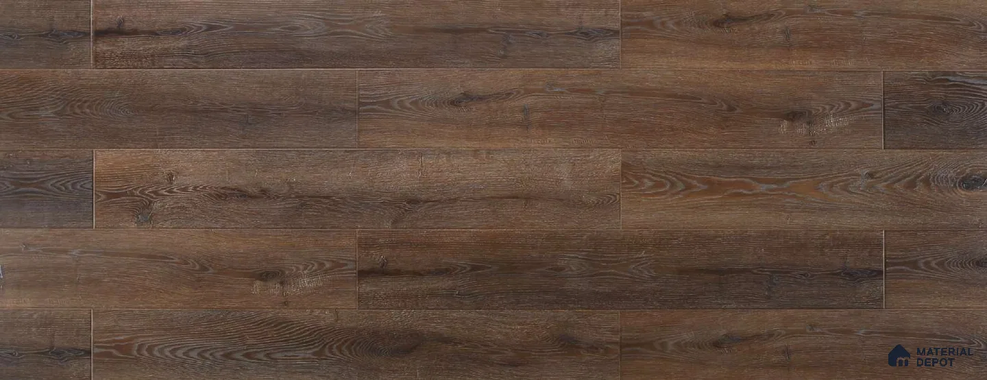 HDF Real Wood Matte Surface Laminate Wood Floor AC5 Grade LF 00334 E Heritage Coal 48 x 8 inch (1217x197 mm) - 12 mm | Wax Locking Aqua Protect 12 Hours Water Resistance | Anti Static and Stain Resistant | 0.5 mm U Groove | Real Wood Touch Surface | Uniclic Installation | 12 Plank Variations | 25 Years Warranty