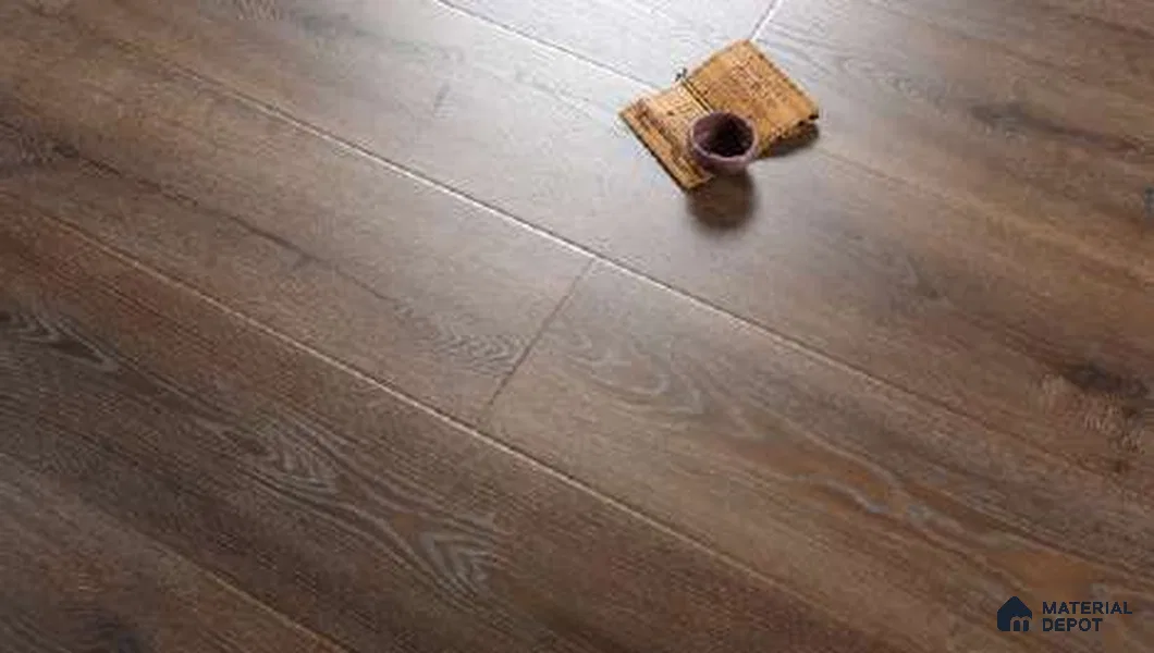 HDF Real Wood Matte Surface Laminate Wood Floor AC5 Grade LF 00334 E Heritage Coal 48 x 8 inch (1217x197 mm) - 12 mm | Wax Locking Aqua Protect 12 Hours Water Resistance | Anti Static and Stain Resistant | 0.5 mm U Groove | Real Wood Touch Surface | Uniclic Installation | 12 Plank Variations | 25 Years Warranty