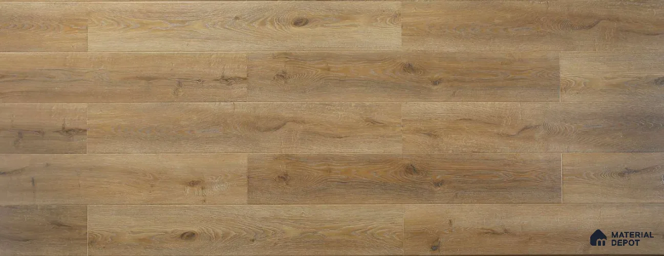 HDF Real Wood Matte Surface Laminate Wood Floor AC5 Grade LF 00334 Heritage Dawn 48 x 8 inch (1217x197 mm) - 12 mm | Wax Locking Aqua Protect 12 Hours Water Resistance | Anti Static and Stain Resistant | 0.5 mm U Groove | Real Wood Touch Surface | Uniclic Installation | 12 Plank Variations | 25 Years Warranty