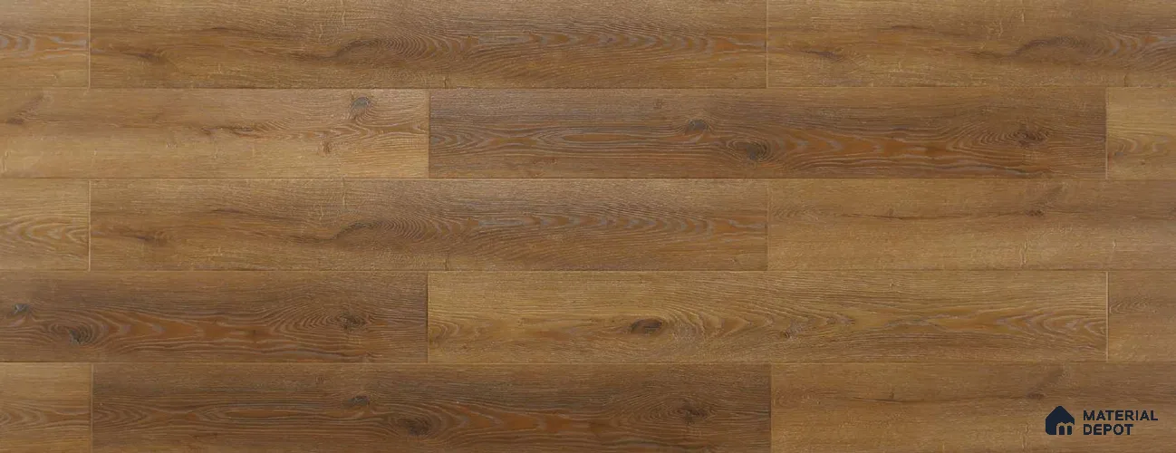 HDF Real Wood Matte Surface Laminate Wood Floor AC5 Grade LF 00334 D Heritage Mozzano 48 x 8 inch (1217x197 mm) - 12 mm | Wax Locking Aqua Protect 12 Hours Water Resistance | Anti Static and Stain Resistant | 0.5 mm U Groove | Real Wood Touch Surface | Uniclic Installation | 12 Plank Variations | 25 Years Warranty