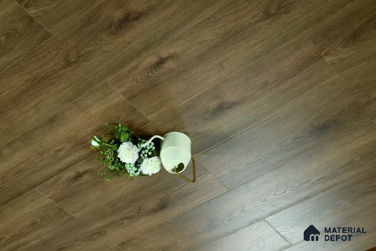 HDF Real Wood Matte Surface Laminate Wood Floor AC5 Grade LF 00335 E Royale Volga 48 x 9 inch (1215x240 mm) - 12 mm | Valinge Click Wax Locking Aqua Protect 12 Hours Water Resistance | Anti Static and Stain Resistant | 0.5 mm U Groove | Real Wood Touch Surface | Uniclic Installation | 12 Plank Variations | 25 Years Warranty