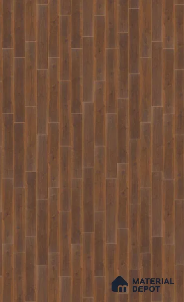 HDF Laminate Wood Floor AC5 Grade LF 00340 D Unify Walnut 48 x 8 inch (1217x197 mm) - 8 mm | 100% Water Proof | Anti Static and Stain Resistant | 0.5 mm V Groove | Embossed In Register (EIR) Surface | Uniclic Installation | 36 Plank Variations