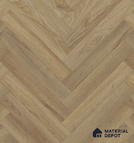 Hybrid HDF Herringbone Embossed Laminate Wood Floor AC5 Grade LF 00346 I Artisan Evening Whisper 24 x 4 inch (600x100 mm) - 10 mm | 100 HRS Spill Proof | EIR Surface | Anti Static and Stain Resistant | 0.5 mm V Groove | Uniclic | 48 Plank Variations